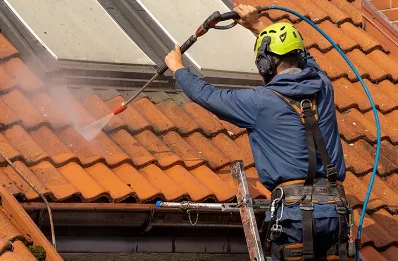 Démoussage et hydrofuge de toiture à Bellicourt